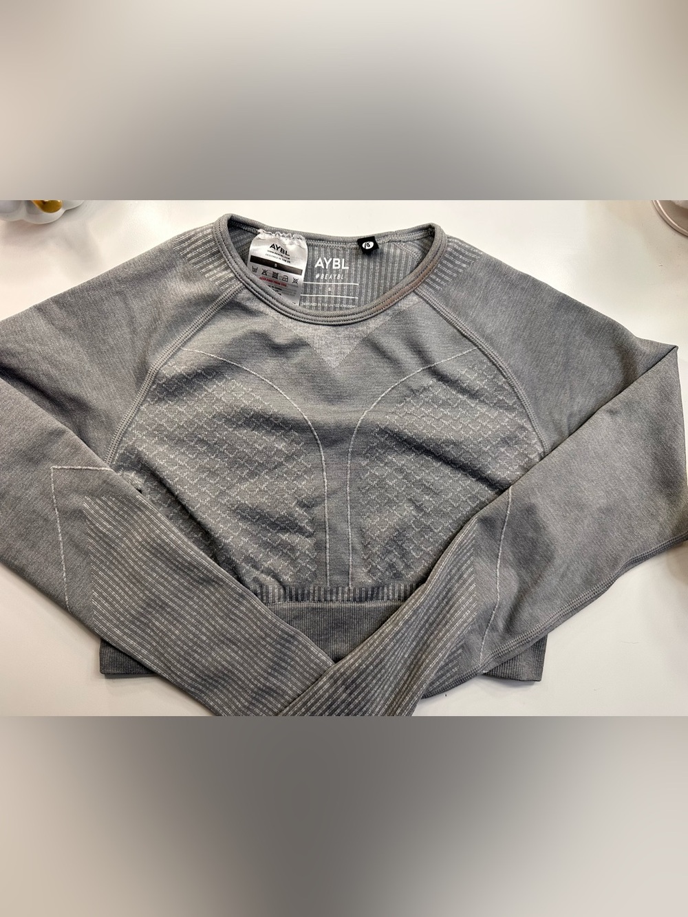 AYBL Cropped Long Sleeve Top